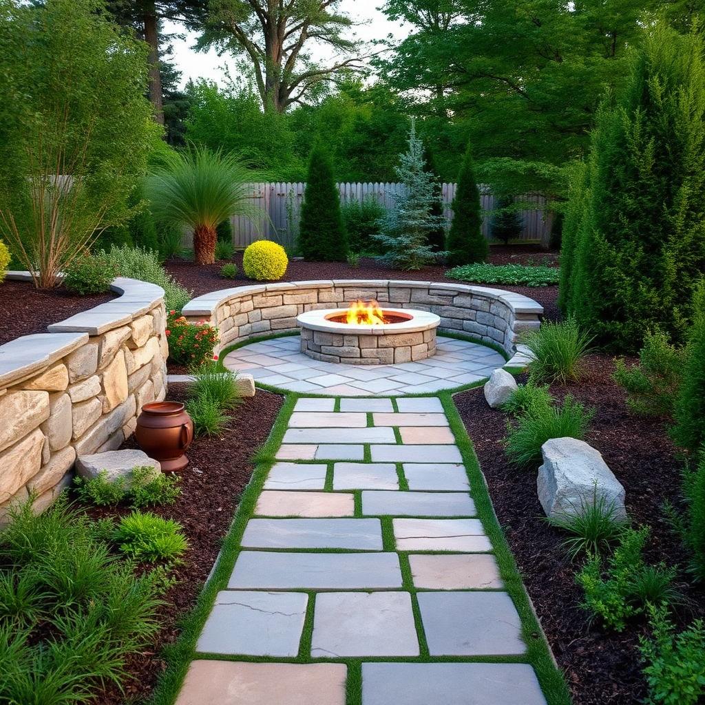 Recent Bluestone landscaping project
